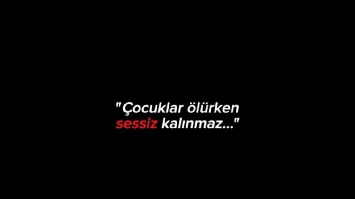 SİNCAN HAYME ANA MTAL OLARAK BİZ DE GAZZE'NİN YANINDAYIZ. 